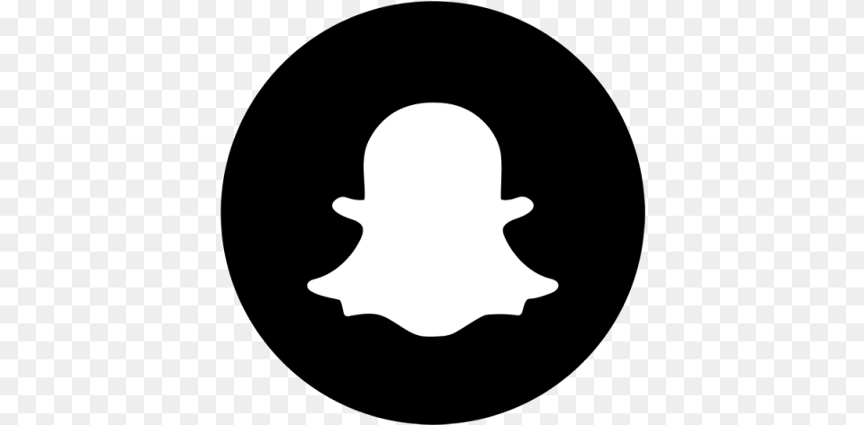 Black Snapchat Logo, Silhouette, Clothing, Hardhat, Helmet Free Transparent Png