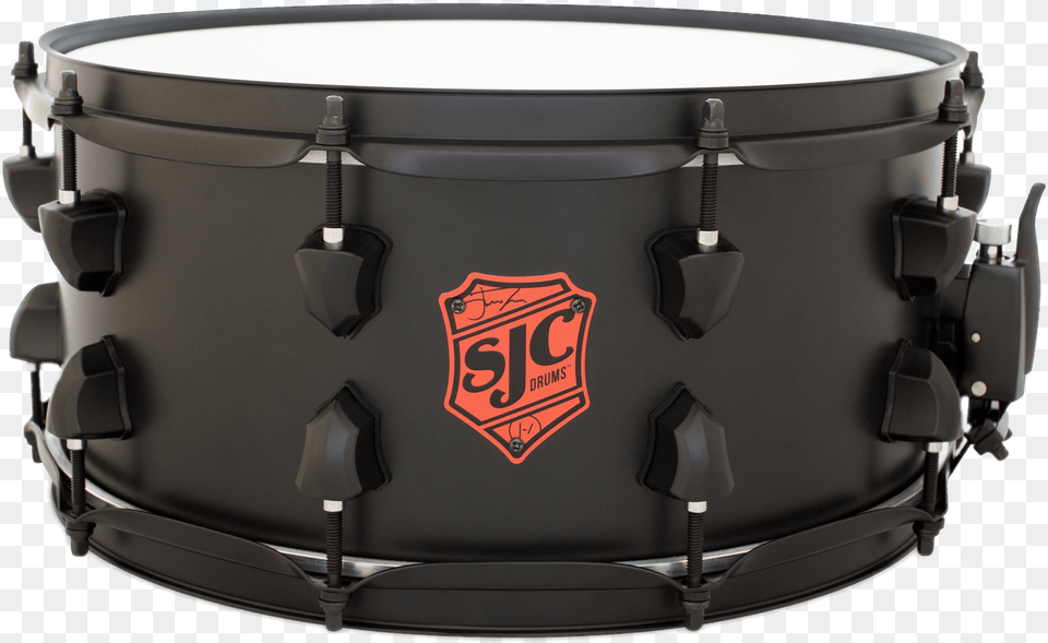 Black Snare Drum Sjc Drums Josh Dun Snare, Musical Instrument, Percussion Free Png