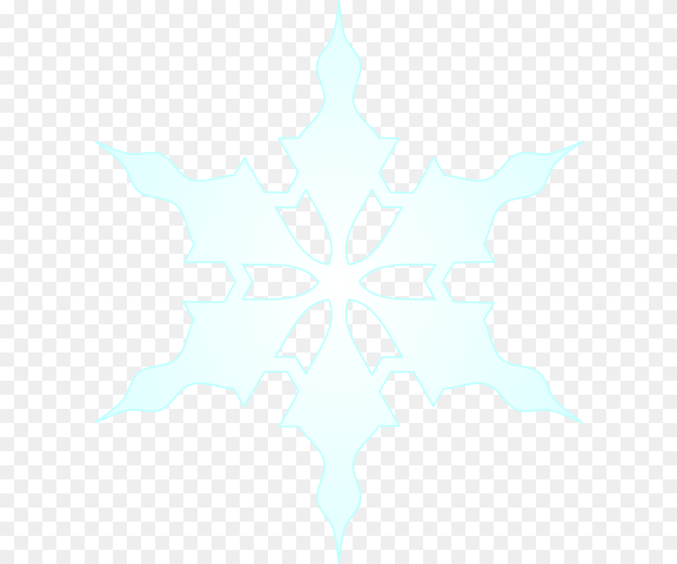 Black Snowflake Clipart Snowflake, Leaf, Plant, Outdoors, Maple Leaf Png Image