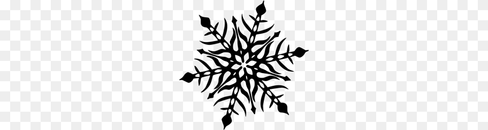 Black Snowflake Icon, Gray Free Transparent Png