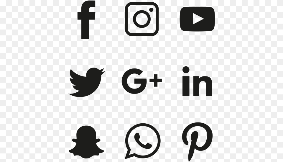 Black Social Media Logo, Text, Alphabet Png