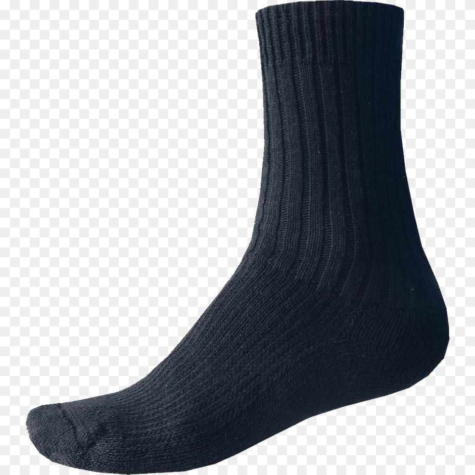 Black Sock, Clothing, Hosiery Png Image