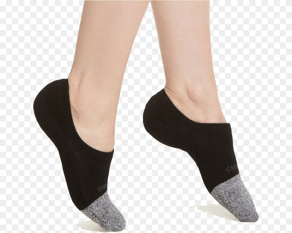 Black Socks Hd Quality No Show Socks, Clothing, Hosiery, Sock, Person Png Image
