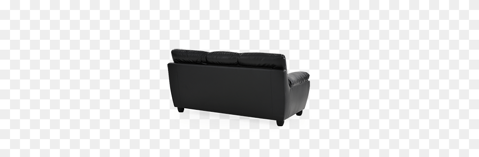 Black Sofa, Couch, Furniture Png Image