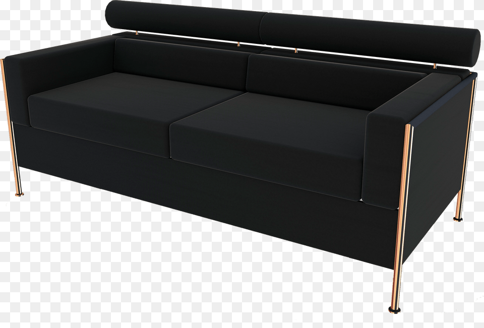 Black Sofa Clipart, Couch, Furniture Png