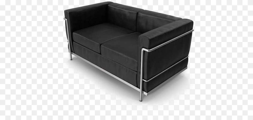 Black Sofa Transparent Background Two Seater Modern Sofa, Couch, Furniture Png Image