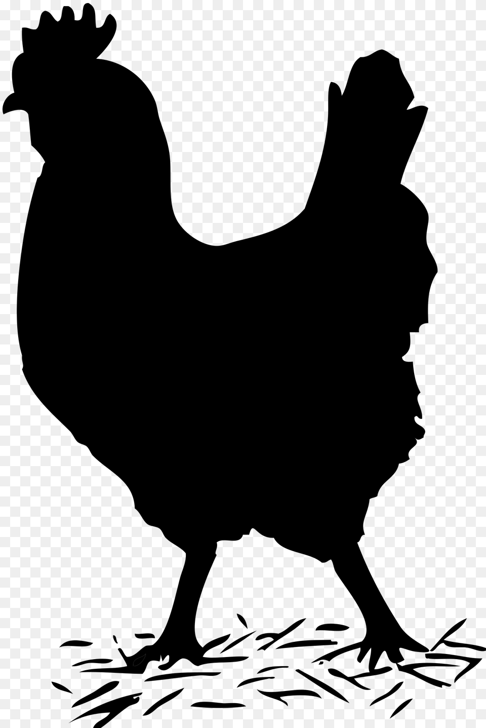 Black Solid Chicken Icons, Gray Free Transparent Png