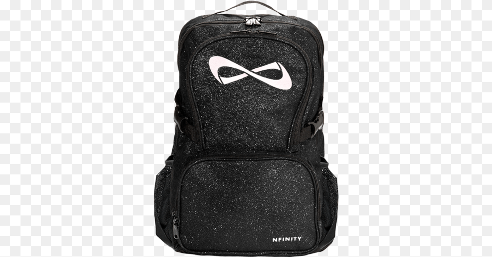 Black Sparkle Nfinity Backpack, Bag, Accessories, Handbag Free Png