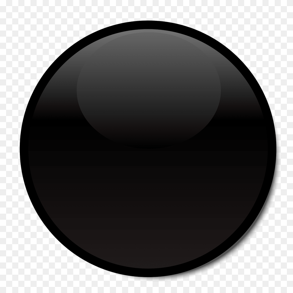 Black Sphere Clipart, Disk Free Png