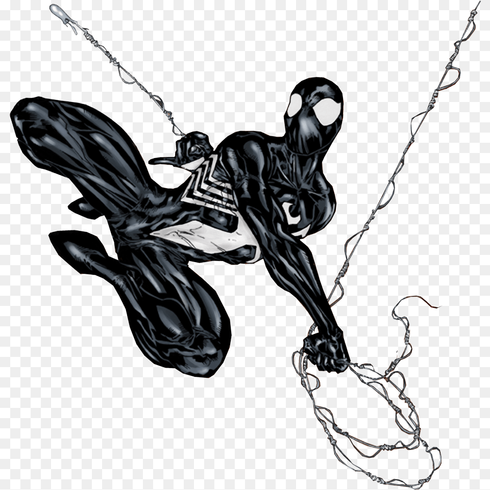 Black Spider Man, Accessories, Person, Animal, Mammal Png
