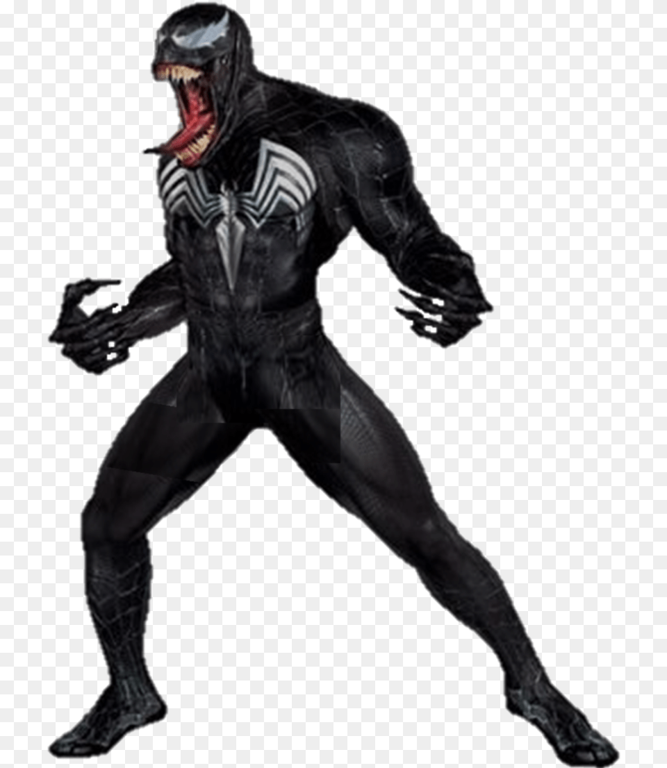 Black Spiderman Spiderman 3 Full Body Venom, Adult, Male, Man, Person Free Transparent Png
