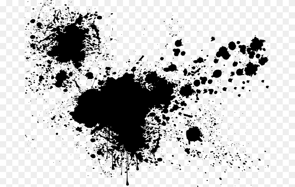 Black Splat, Stain Png Image