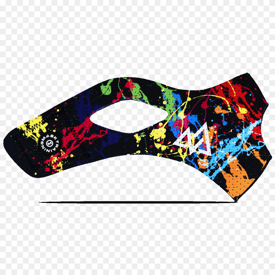 Black Splatter Sleeve Trainingmask Usa, Art, Graphics, Formal Wear, Accessories Png Image