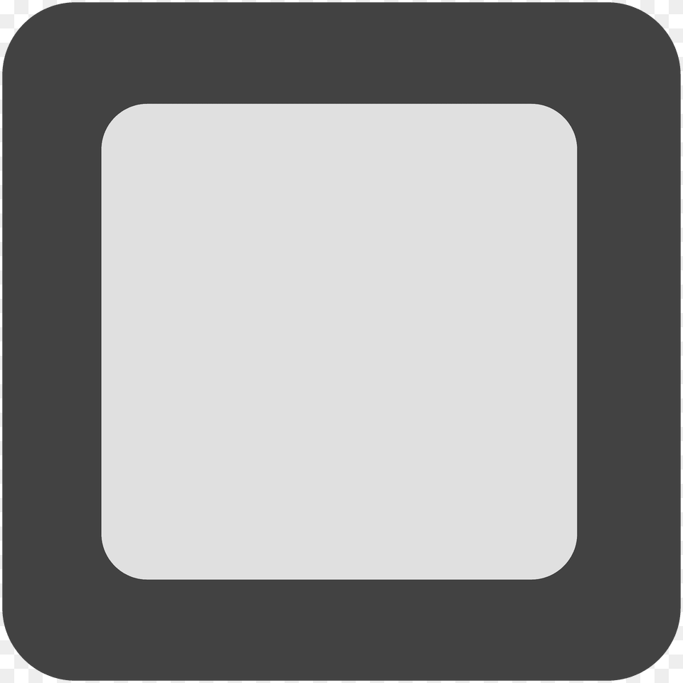 Black Square Button Emoji Clipart Free Transparent Png