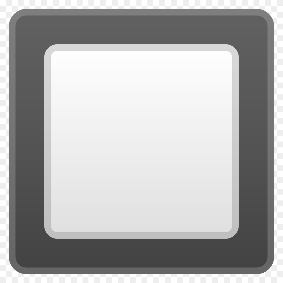 Black Square Button Emoji Clipart, White Board Free Png Download