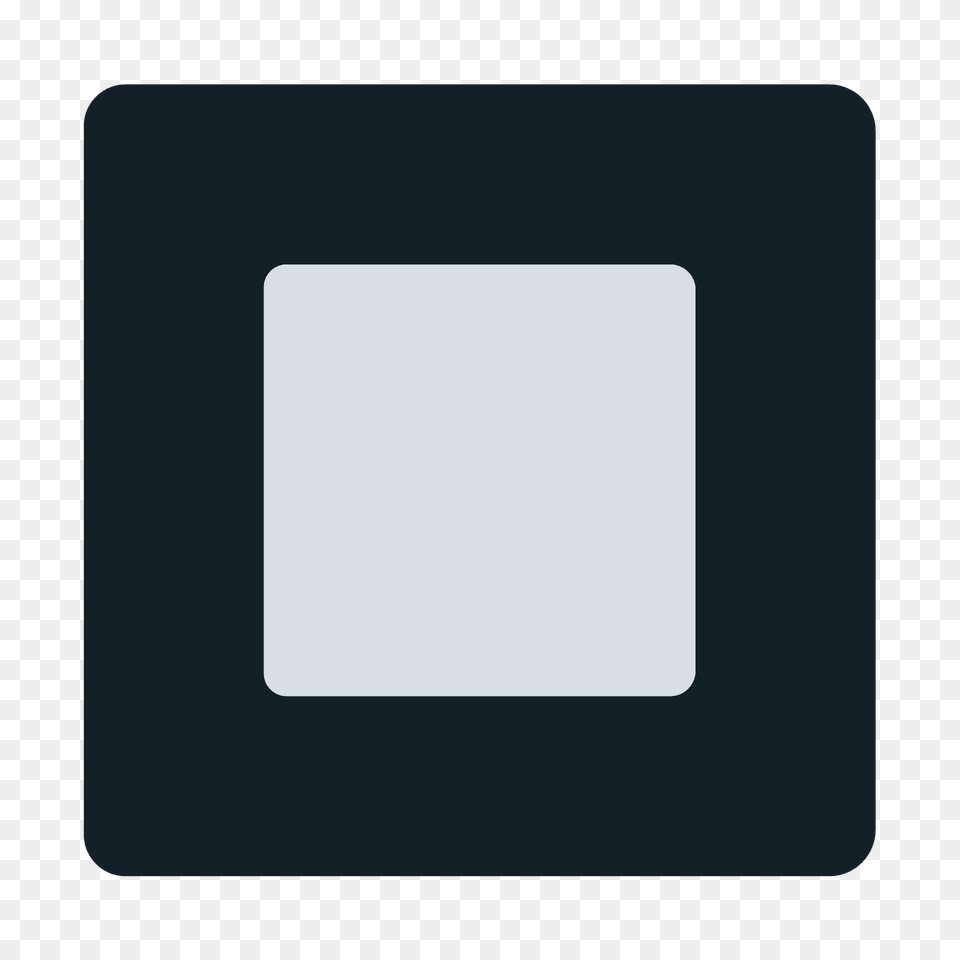 Black Square Button Emoji Clipart, Computer Hardware, Electronics, Hardware, Computer Free Png