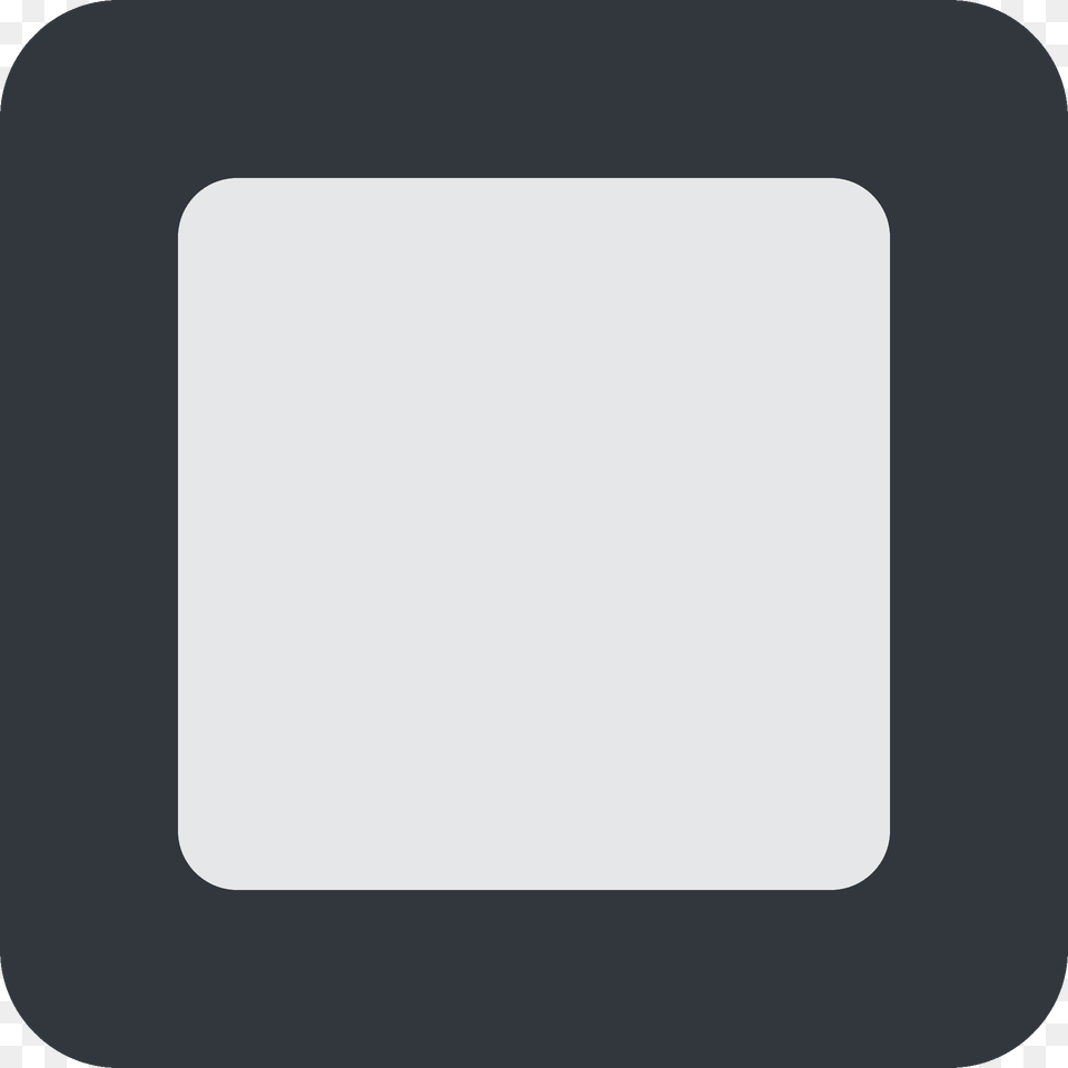 Black Square Button Emoji Clipart, White Board, Electronics, Computer, Hardware Free Png