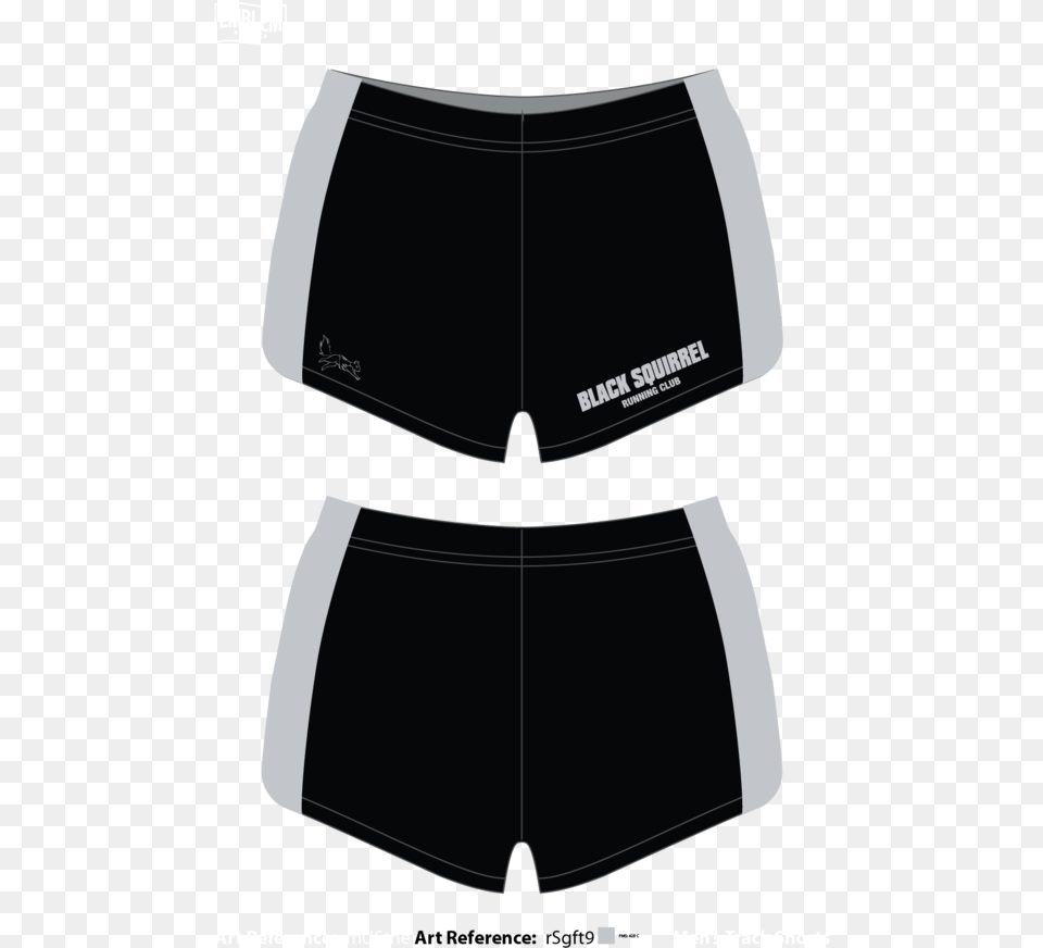 Black Squirrel Running Club Track Shorts Underpants, Clothing, Underwear Free Png