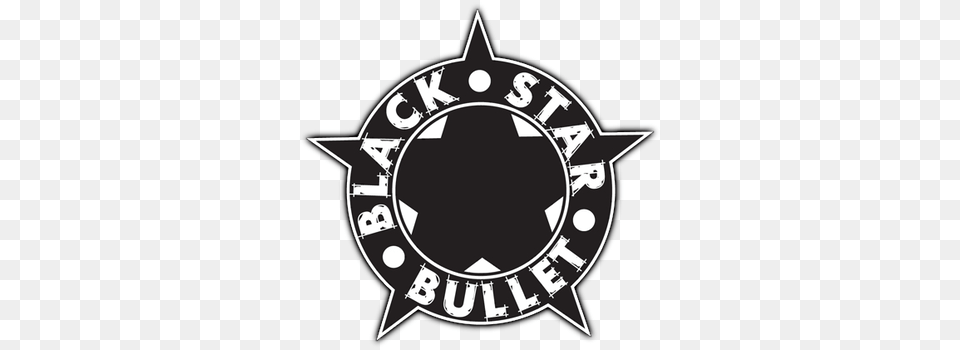 Black Star Bullet Black Star, Logo, Symbol, Badge, Wristwatch Png