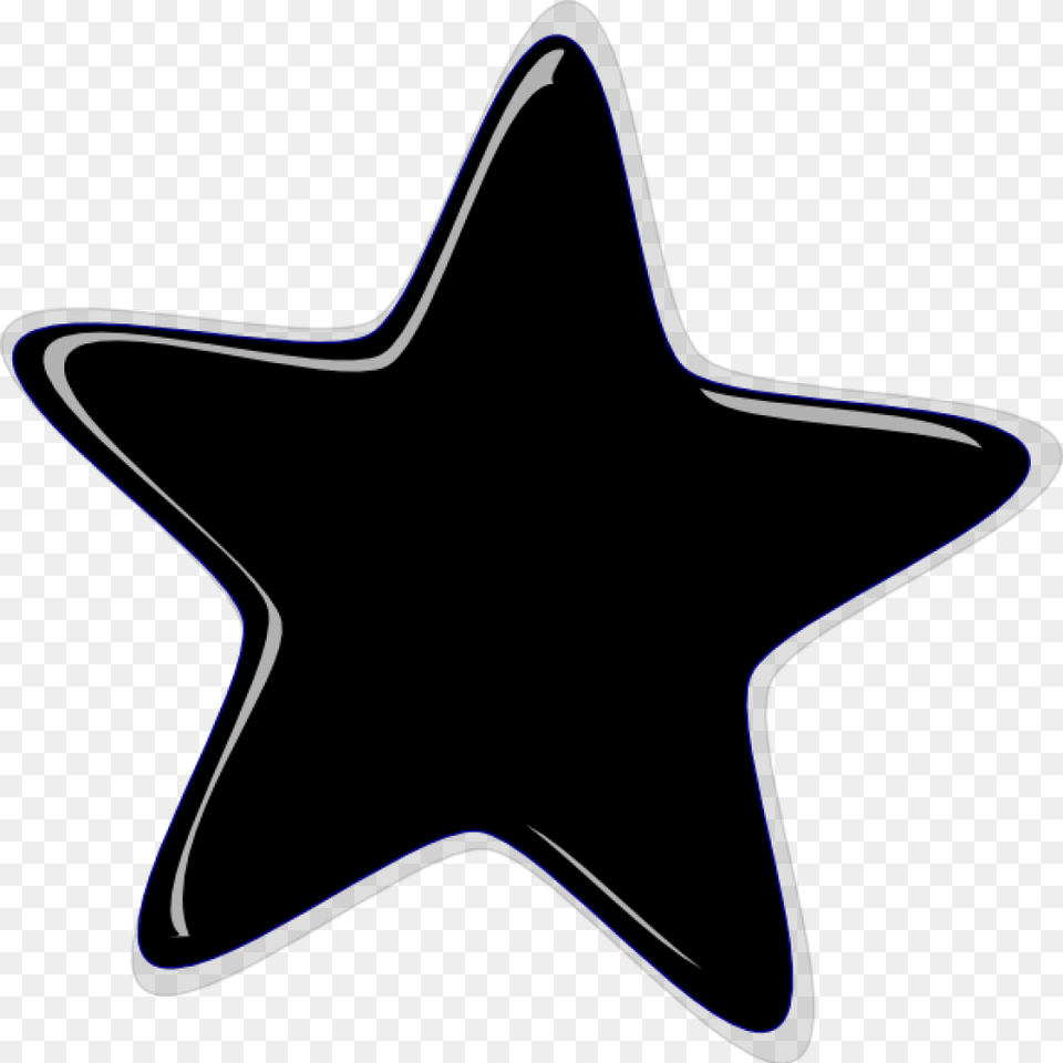 Black Star Clip Art Clipart Star Symbol, Symbol, Bow, Weapon Free Png Download