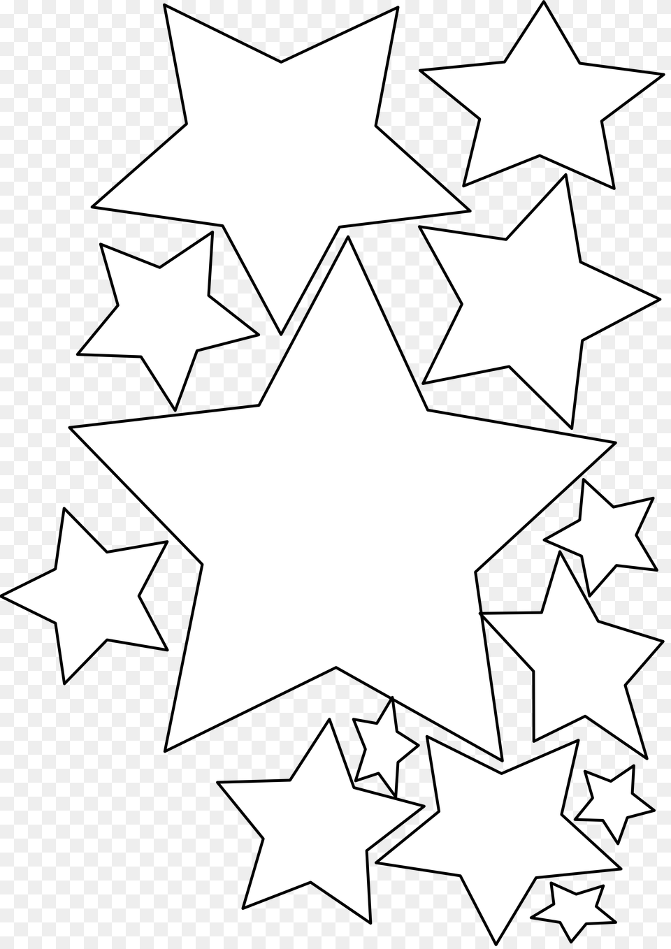 Black Star Cliparts, Leaf, Plant, Star Symbol, Symbol Free Png