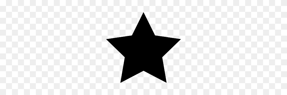 Black Star Emojidex, Gray Free Png