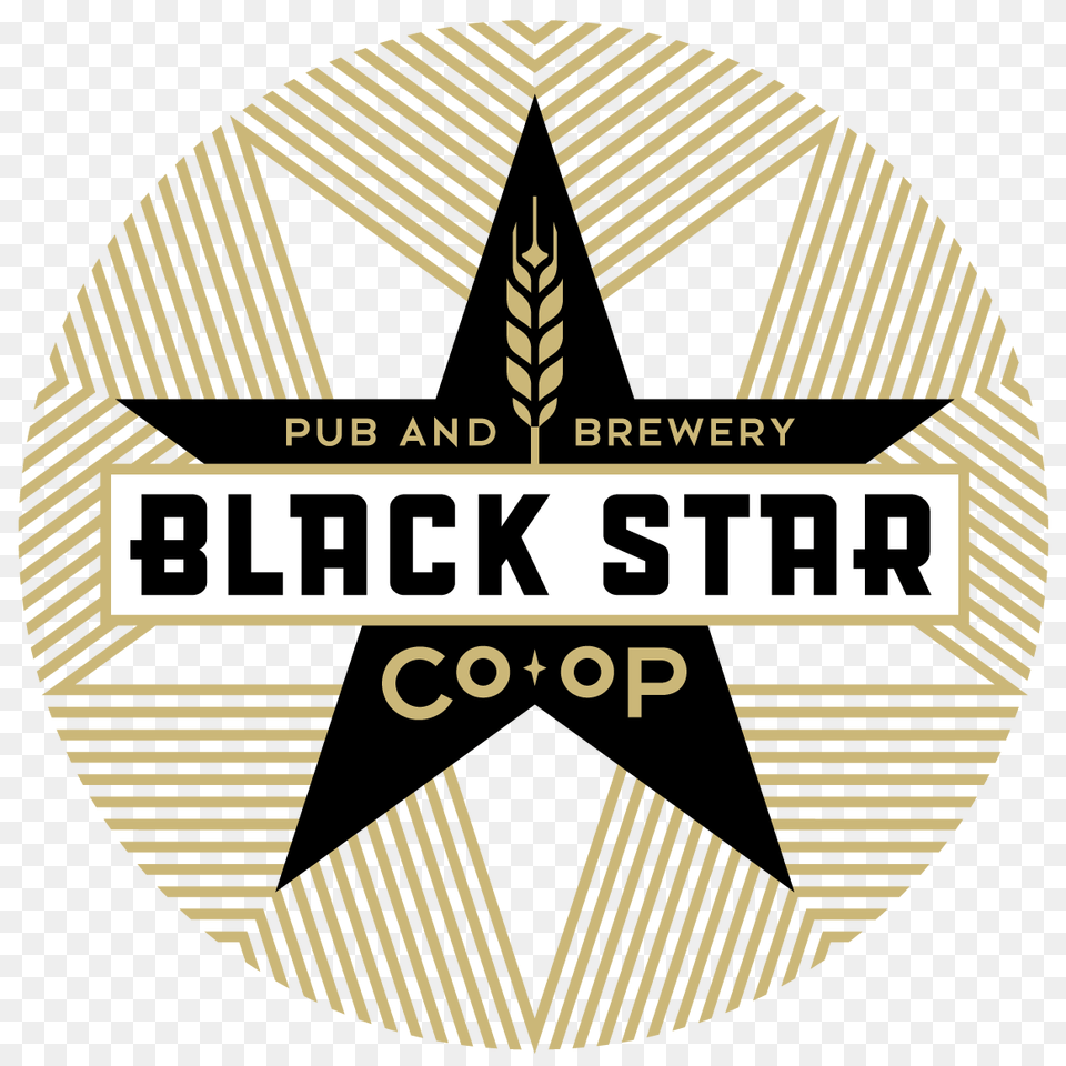 Black Star In Circle Logo Logodix Black Star Co Op Cooperative, Badge, Symbol, Emblem, Architecture Free Png Download