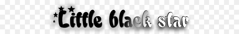 Black Star Little Black Star Little Calligraphy, Logo, Text Free Transparent Png