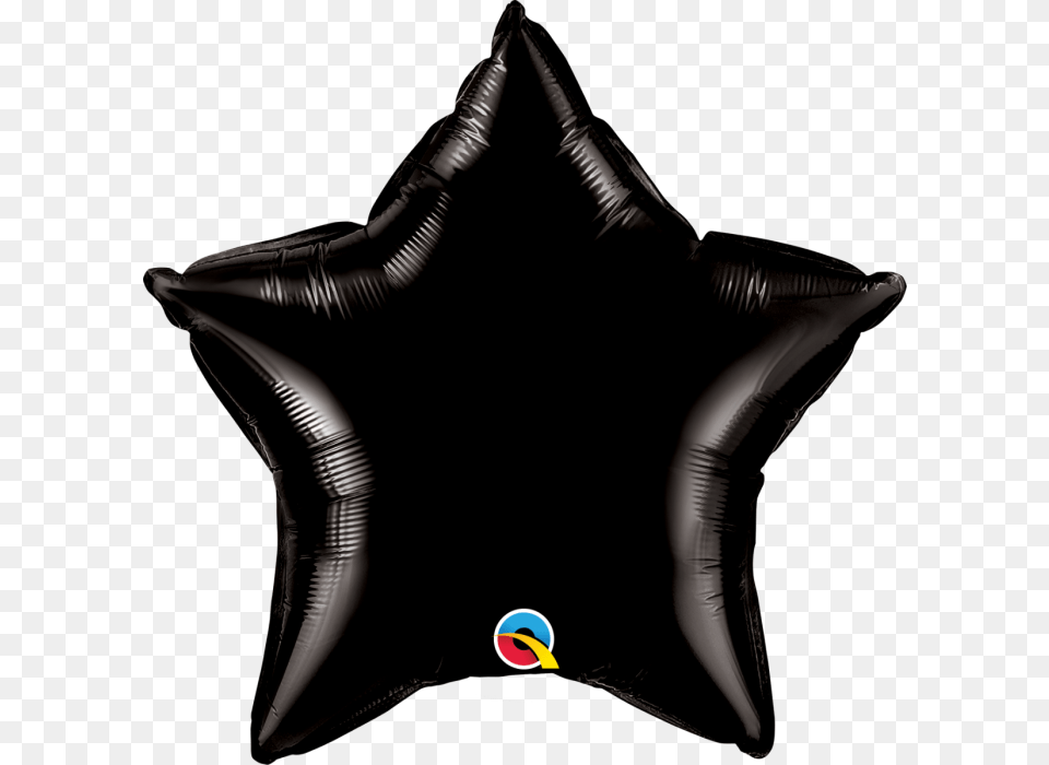 Black Star Shaped Foil Decorator Balloon Balloon With Different Shapes, Inflatable, Logo, Clothing, Swimwear Png Image