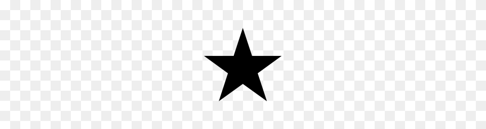 Black Star Smiley Face Unicode Character U, Gray Free Png