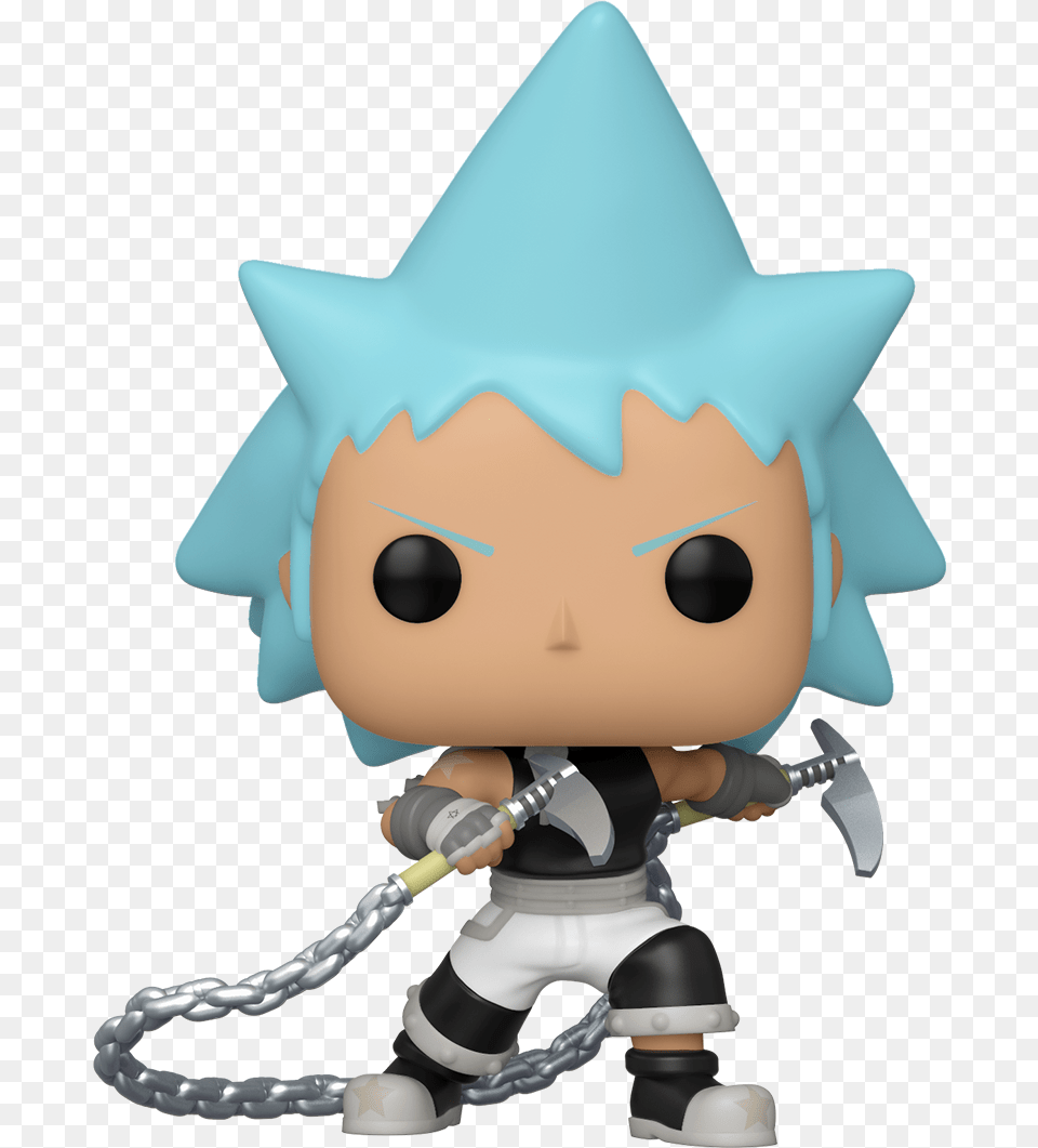 Black Star Soul Eater Funko Black Star Soul Eater Funko Pop, Toy, Face, Head, Person Png