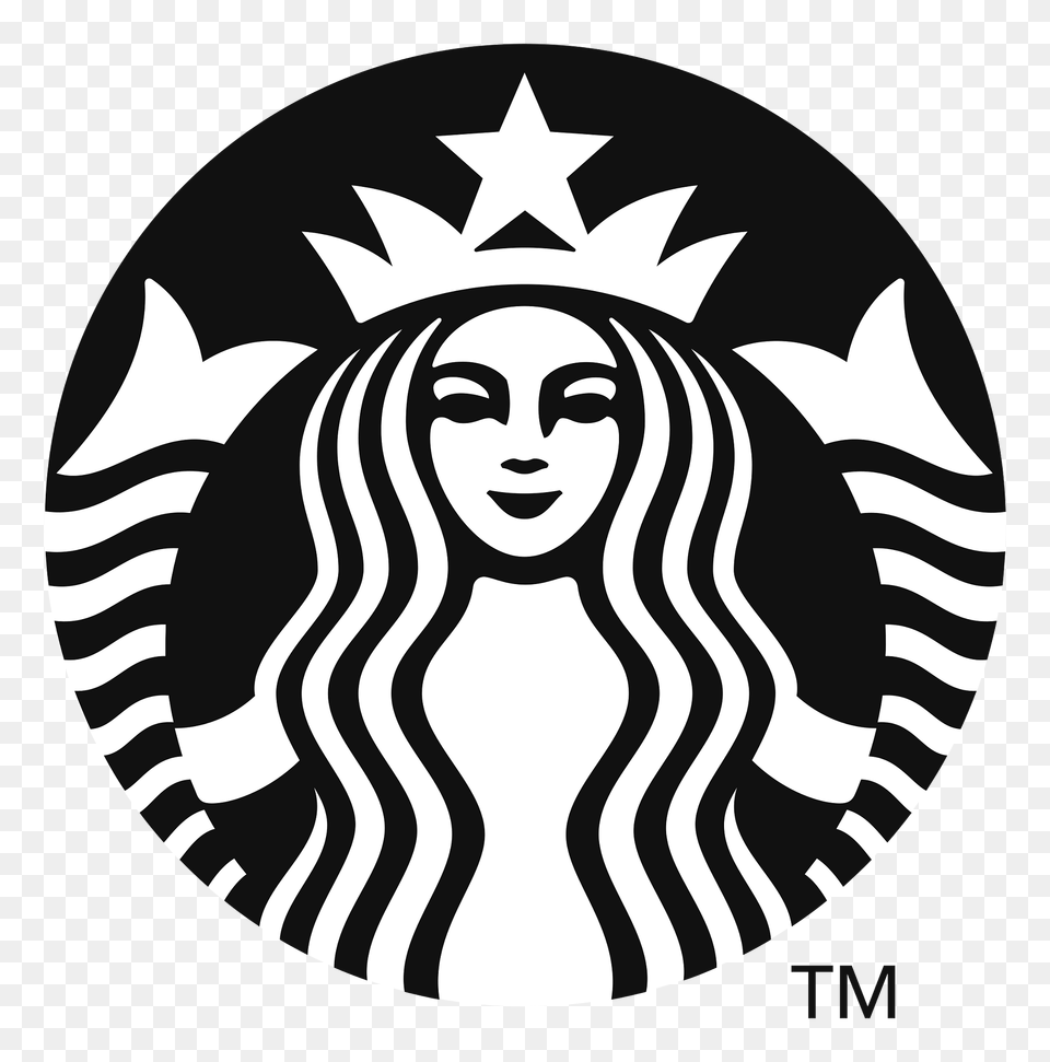 Black Starbucks Icon Logo, Home Decor, Face, Head, Person Free Transparent Png