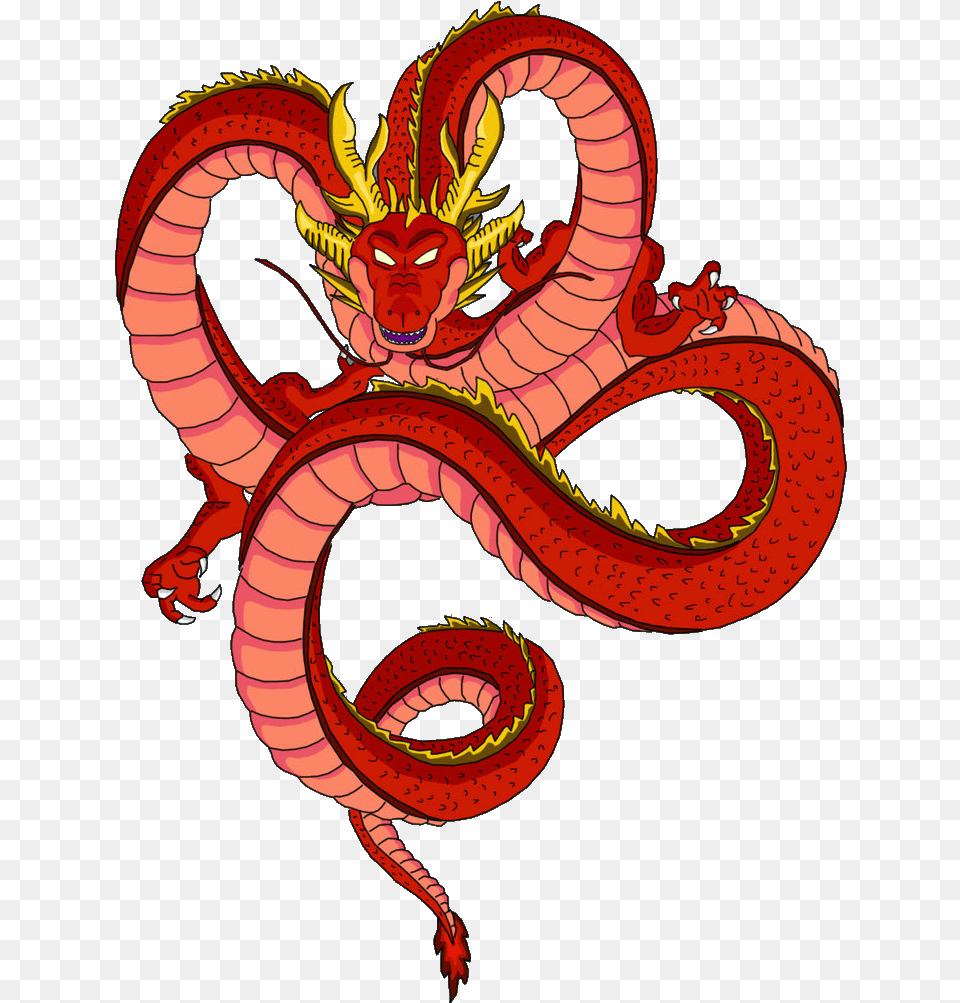 Black Stars Clipart Dragon Ball Red Shenron, Animal, Dinosaur, Reptile Free Transparent Png