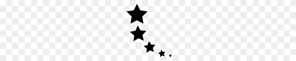 Black Stars Gray Png Image