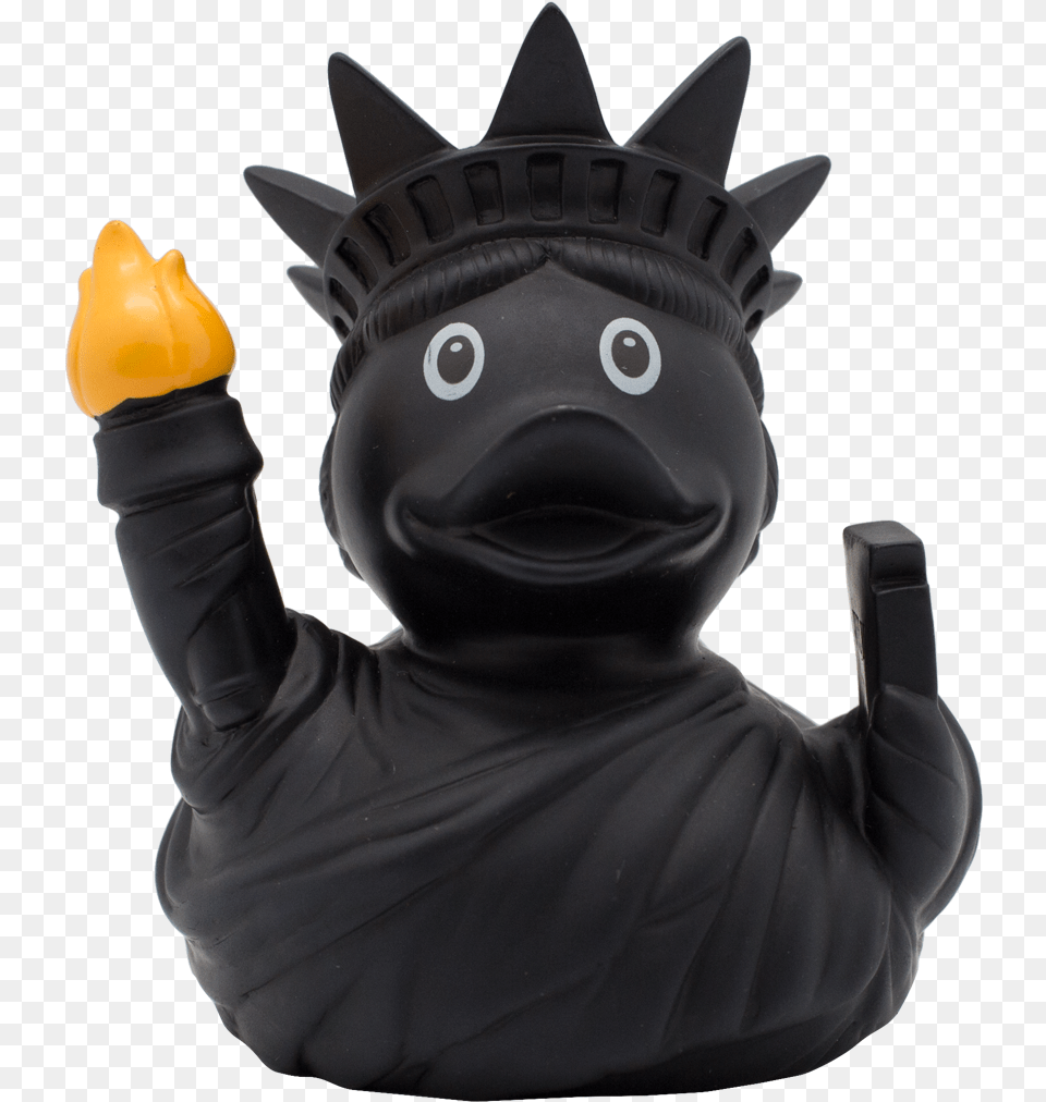 Black Statue Of Liberty Bath Duck, Baby, Person, Face, Head Free Transparent Png