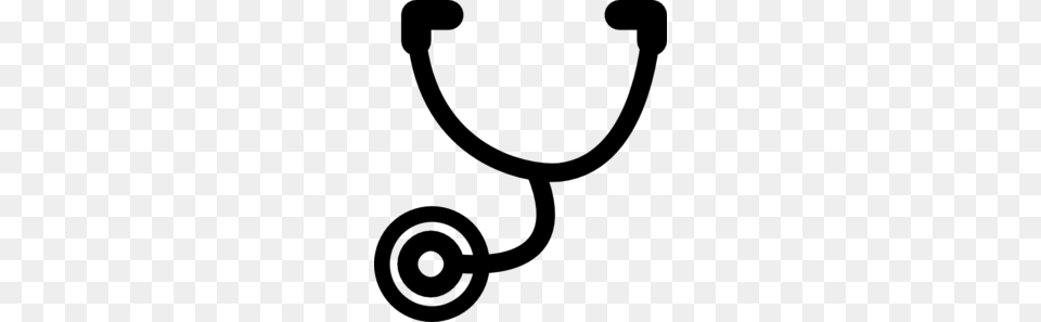 Black Stethoscope Transparent Clip Art, Gray Free Png Download