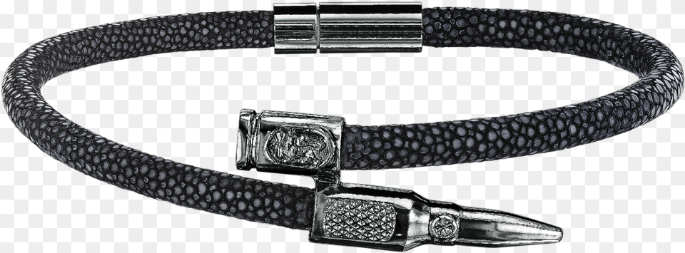 Black Stingray Bracelet With Black Bullet Buckle, Accessories, Jewelry, Blade, Dagger Free Png Download