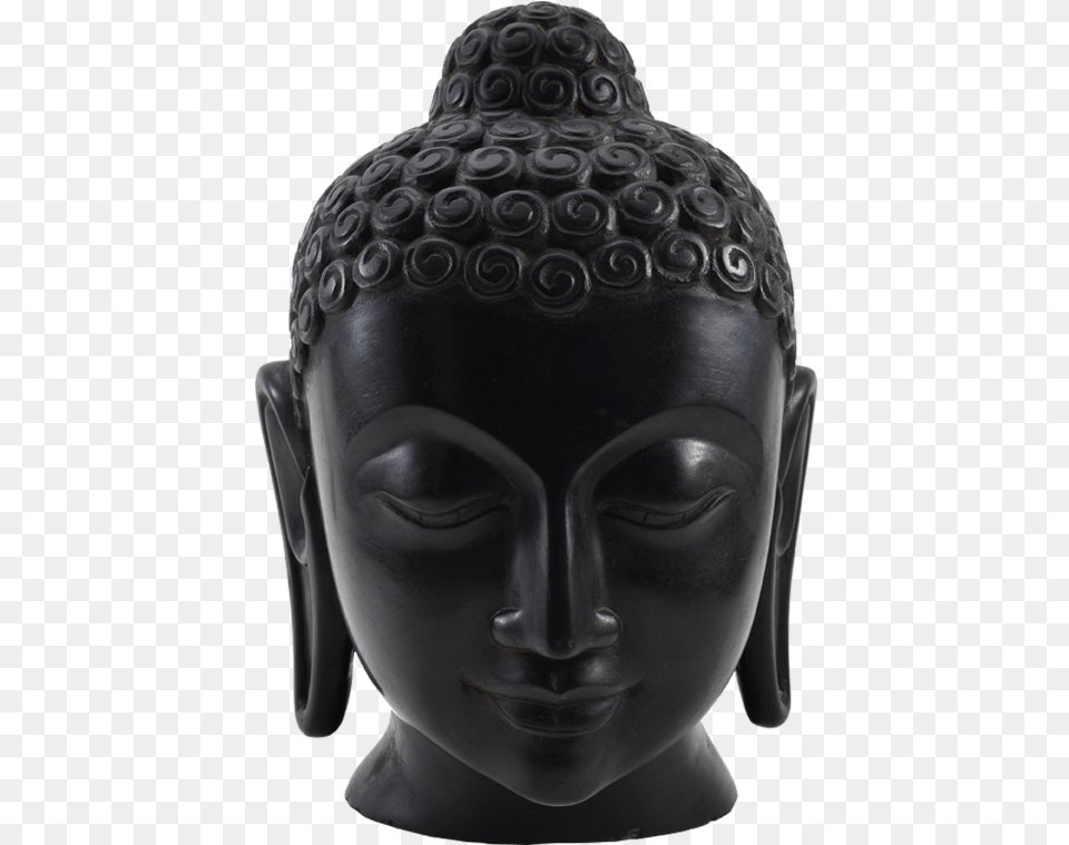 Black Stone Buddha Head 1 Gautama Buddha, Art, Prayer, Person, Face Png
