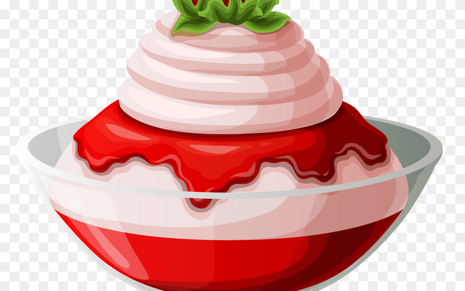 Black Strawberries Clip Art Hot Trending Now, Cream, Dessert, Food, Ice Cream Png Image