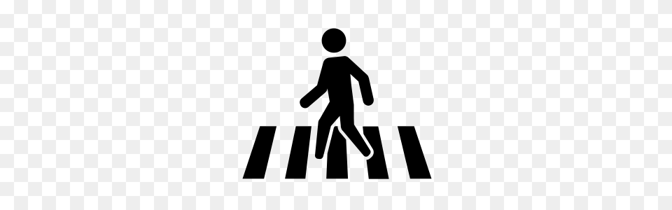 Black Street Crossing Logo, Road, Tarmac, Zebra Crossing, Boy Free Transparent Png