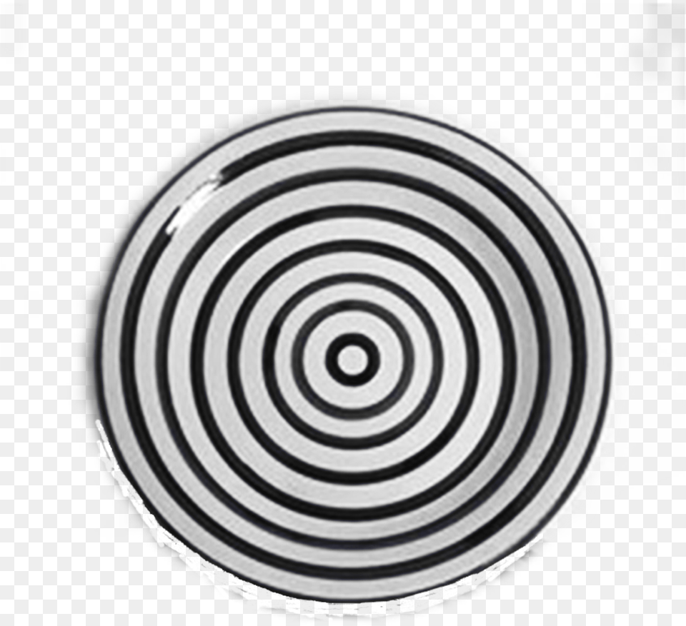 Black Stripe Dinner Plateclass Lazyload Lazyload Plate, Coil, Spiral Free Png
