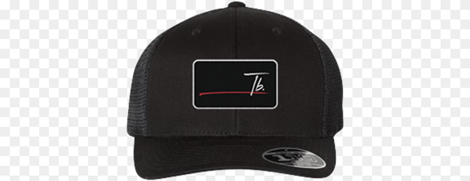 Black Stripe Logo Hat Tesla Cap, Baseball Cap, Clothing, Mailbox Free Png Download