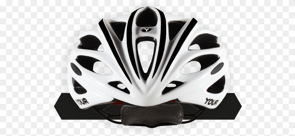 Black Stripes Bicycle Helmet, Crash Helmet, Clothing, Hardhat Free Png Download