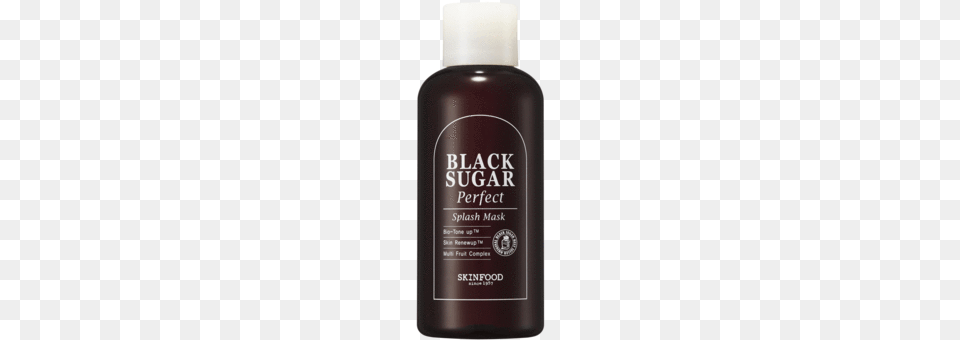 Black Sugar Perfect Splash Mask Skin Food Black Sugar Perfect Essential Scrub, Bottle, Shaker Png Image