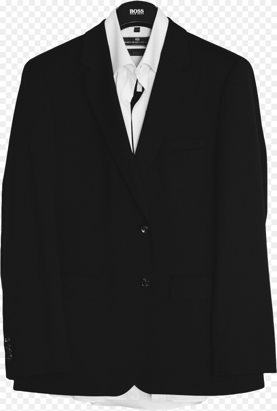 Black Suit Background Hanged Jacket, Clothing, Coat, Formal Wear, Shirt Free Transparent Png