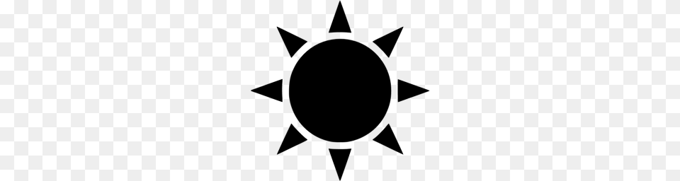 Black Sun Icon, Gray Png Image