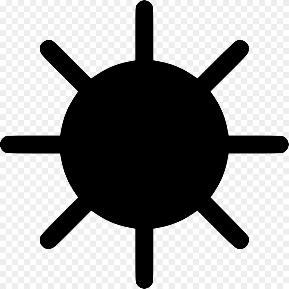 Black Sun Icon Download, Appliance, Ceiling Fan, Device, Electrical Device Free Png