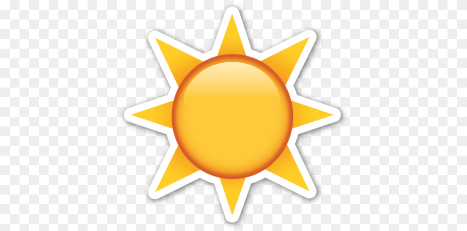 Black Sun With Rays Cute Clips Emoji Stickers, Nature, Outdoors, Sky, Star Symbol Free Png