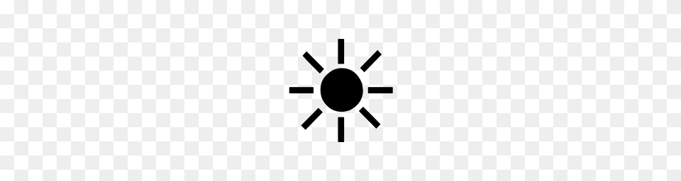 Black Sun With Rays Smiley Face Unicode Character U, Gray Free Png Download