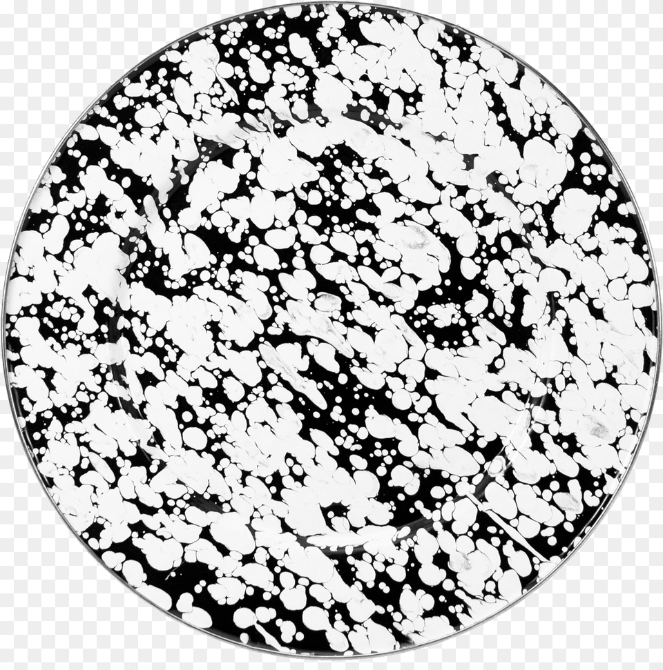 Black Swirl Dinner Plate Plate, Art, Porcelain, Pottery Free Transparent Png